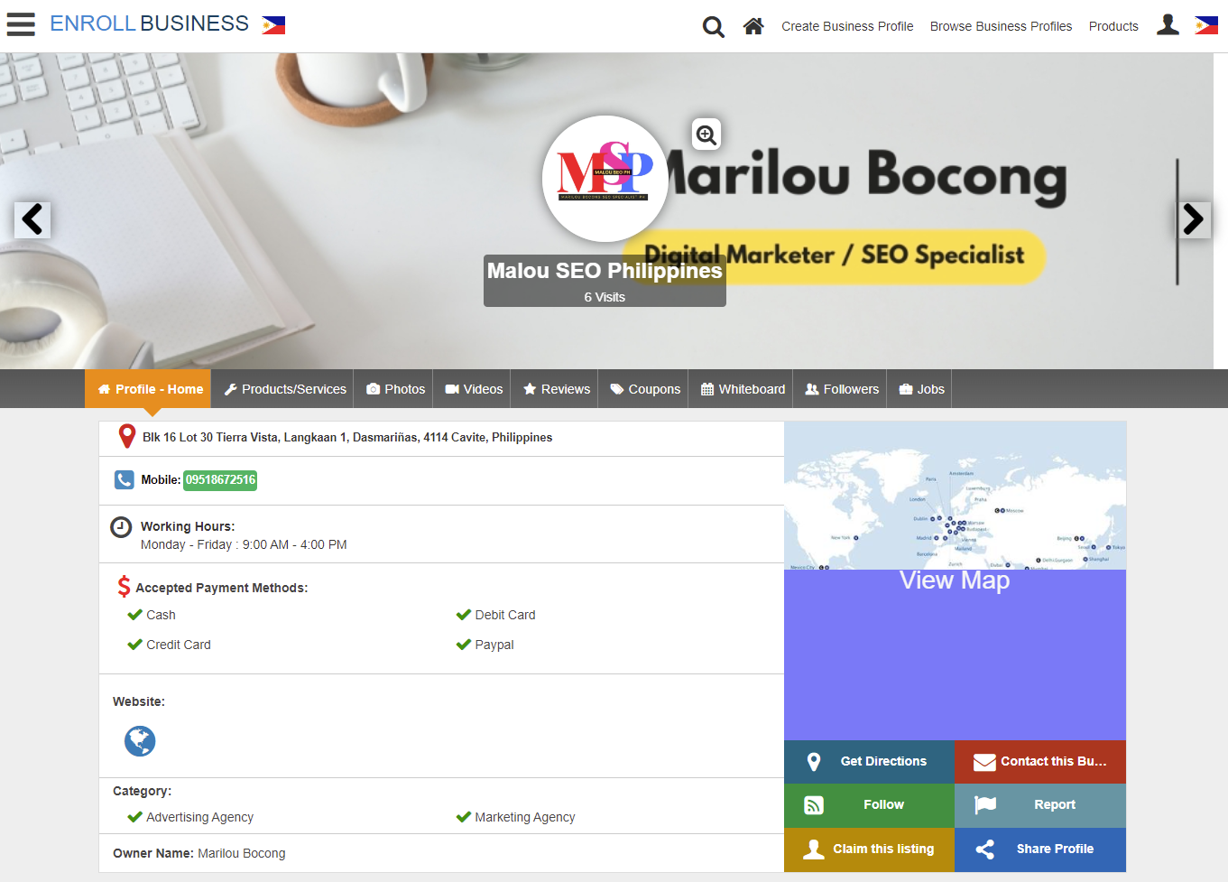 Citation Digital Marketing Services- Malou SEO Specialist in the Philippines